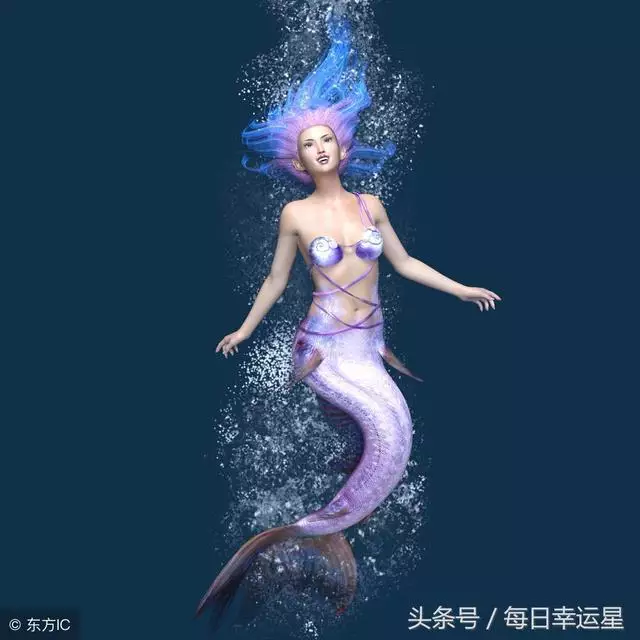 十二星座化身美人鱼，十二星座独角兽