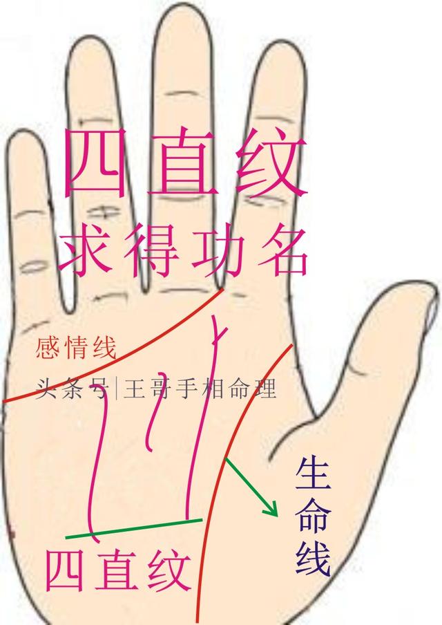 手相当官纹(八字就是人的福报)